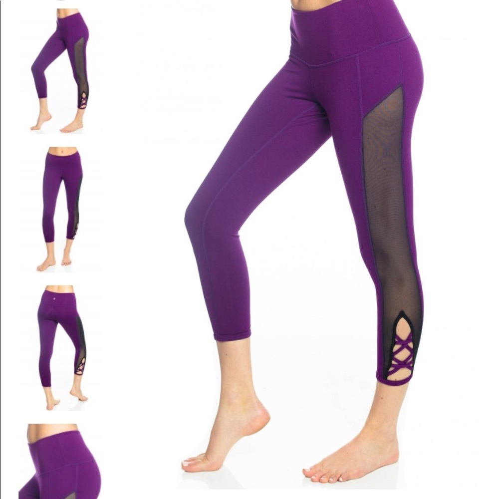 Pop flex mesh leggings